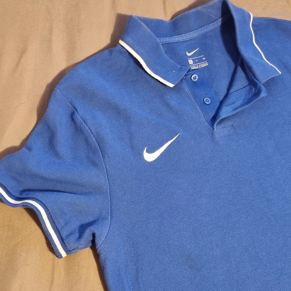 Nike Royal Blue Polo with White Trim